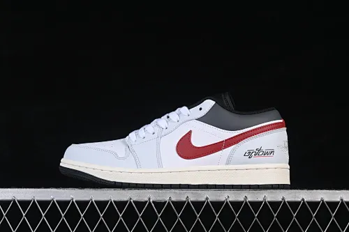 All categories Air Jordan Jordan series basketball shoes Air Jordan 1 Low Air Jordan 1 Low AJ1 Joe 1 rice white red low-top retro culture basketball shoes 553558-081